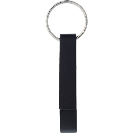 Tao Schlüsselanhänger Mit Flaschen- Und Dosenöffner , schwarz, Aluminium, 1,00cm x 5,50cm x 1,50cm (Länge x Höhe x Breite), Bild 5