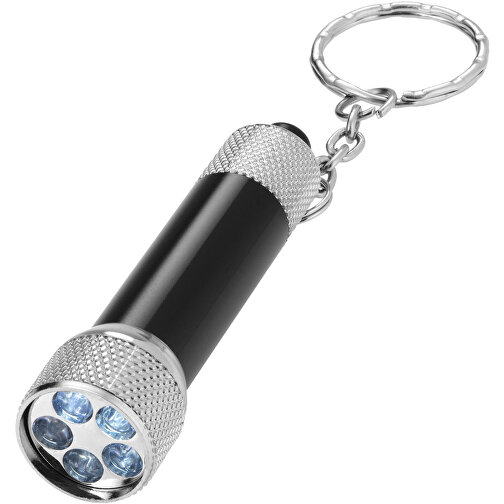 Draco LED-Schlüssellicht , schwarz / silber, Aluminium, 6,50cm (Länge), Bild 1