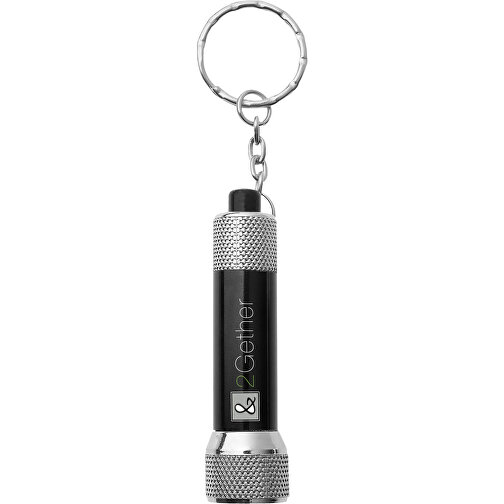 Draco LED-Schlüssellicht , schwarz / silber, Aluminium, 6,50cm (Länge), Bild 3