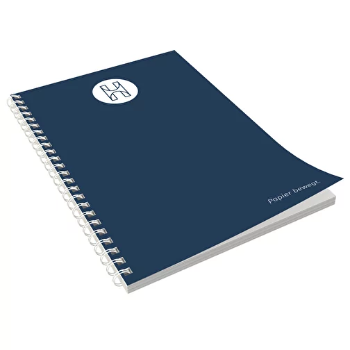 bloc note DIN A5, avec reliure spirale, 50 feuilles, Image 1