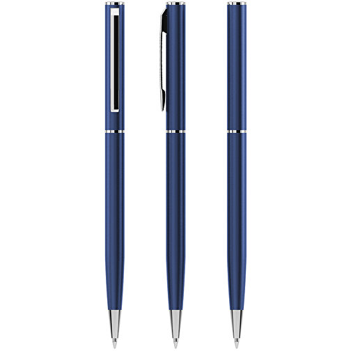 Kugelschreiber Mosel , Promo Effects, blau, Metall, 13,00cm (Länge), Bild 1