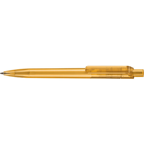 Kugelschreiber INSIDER TRANSPARENT , Ritter-Pen, mango-gelb, ABS-Kunststoff, 14,00cm (Länge), Bild 3