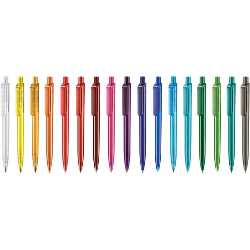 Kugelschreiber INSIDER TRANSPARENT , Ritter-Pen, clementine, ABS-Kunststoff, 14,00cm (Länge), Bild 4
