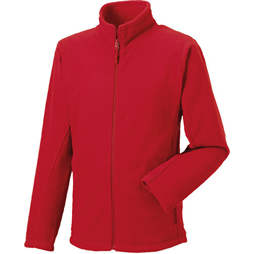 Outdoor Fleece Mit D. Reißverschluss , Russell, rot, 100 % Polyester, 3XL, , Bild 1