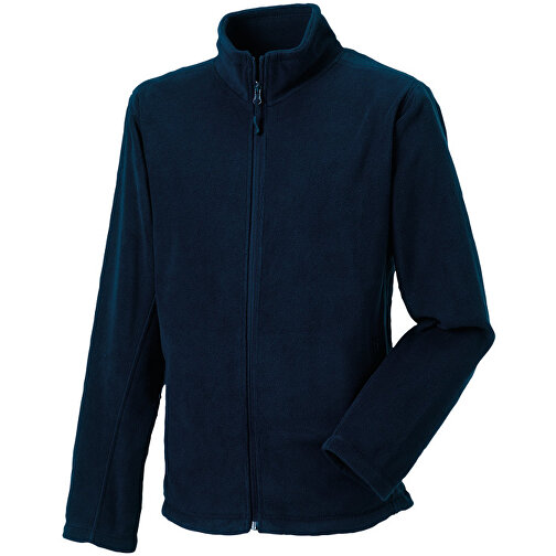 Outdoor Fleece Mit D. Reissverschluss , Russell, navy blau, 100 % Polyester, 2XL, , Bild 1