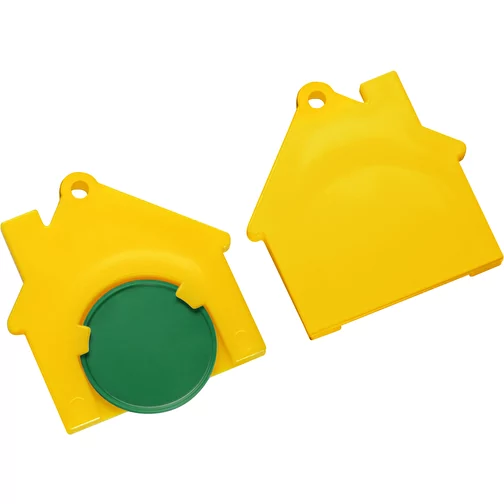 Porte-clés jeton1 € 'maison', Image 1