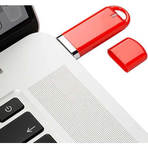 USB-Stick Focus Glänzend 3.0 32GB , Promo Effects MB , rot MB , 32 GB , Kunststoff MB , 10 - 45 MB/s MB , , Bild 4