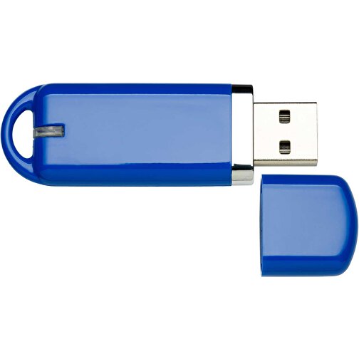USB-Stick Focus Glänzend 2.0 8GB , Promo Effects MB , blau MB , 8 GB , Kunststoff MB , 3 - 10 MB/s MB , , Bild 3