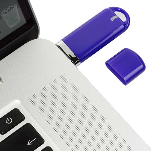 USB-Stick Focus Glänzend 2.0 4GB , Promo Effects MB , blau MB , 4 GB , Kunststoff MB , 3 - 10 MB/s MB , , Bild 4