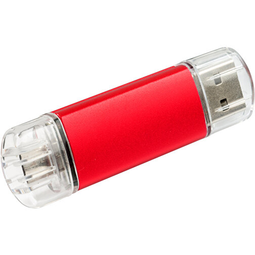 USB-Stick ALU SMART 2.0 8GB , Promo Effects MB , rot MB , 8 GB , Aluminium MB , 3 - 10 MB/s MB , 3,80cm x 1,75cm (Länge x Breite), Bild 1