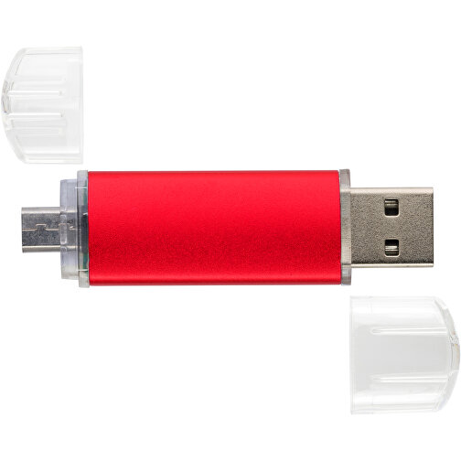 USB-Stick ALU SMART 2.0 8GB , Promo Effects MB , rot MB , 8 GB , Aluminium MB , 3 - 10 MB/s MB , 3,80cm x 1,75cm (Länge x Breite), Bild 3