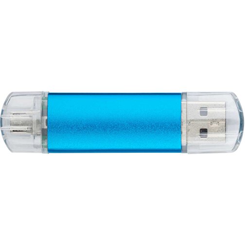 USB-Stick ALU SMART 2.0 8GB , Promo Effects MB , blau MB , 8 GB , Aluminium MB , 3 - 10 MB/s MB , 3,80cm x 1,75cm (Länge x Breite), Bild 2