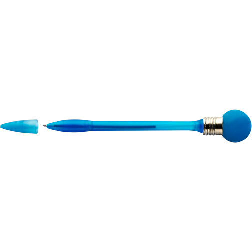 Kugelschreiber Aus Kunststoff Emma , hellblau, Plastik, Metall, AS, XL, 18,70cm (Höhe), Bild 3