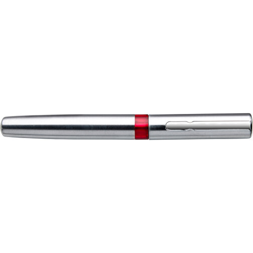 Kugelschreiber Aus Metall Rex , rot, Plastik, Eisen, Edelstahl 202, , Bild 3