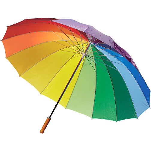Portierschirm Rainbow , mehrfarbig, Metall, Polyester 190T, , Bild 2
