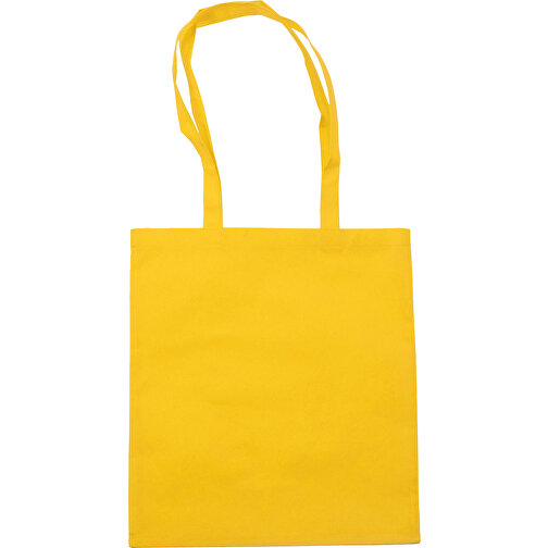 Einkaufstasche Aus Non-Woven Talisa , gelb, Non-woven 80 g/m2, Polypropyleen, 37,00cm x 0,20cm x 40,50cm (Länge x Höhe x Breite), Bild 1