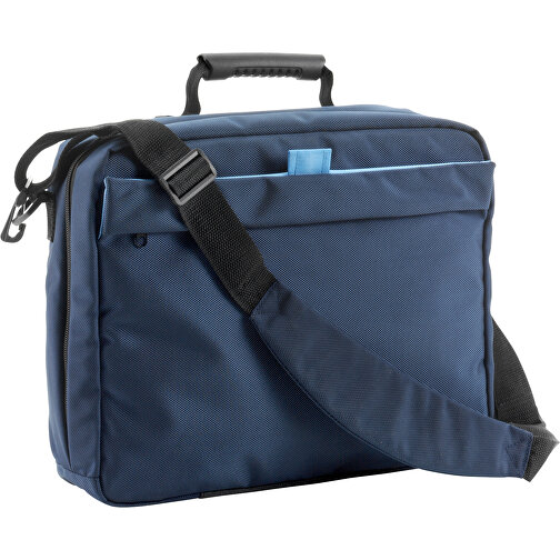 Laptoptasche/Rucksack Aus Polyester Lulu , blau, PVC, Polyester 1680D, 37,50cm x 32,00cm x 8,00cm (Länge x Höhe x Breite), Bild 1