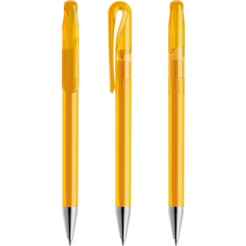 Prodir DS1 TFS Twist Kugelschreiber , Prodir, gelb, Kunststoff/Metall, 14,10cm x 1,40cm (Länge x Breite), Bild 6