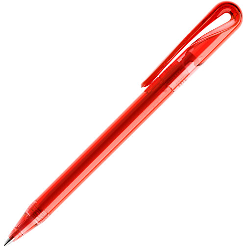 Prodir DS1 TTT Twist Kugelschreiber , Prodir, rot, Kunststoff, 14,10cm x 1,40cm (Länge x Breite), Bild 4