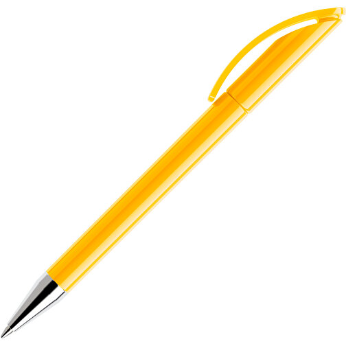 Prodir DS3 TPC Twist Kugelschreiber , Prodir, gelb, Kunststoff/Metall, 13,80cm x 1,50cm (Länge x Breite), Bild 4