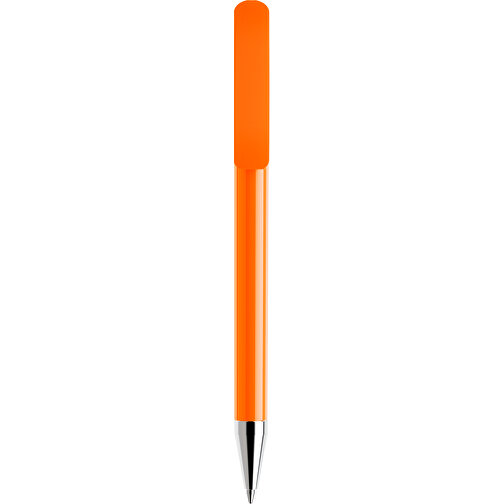 Prodir DS3 TPC Twist Kugelschreiber , Prodir, orange, Kunststoff/Metall, 13,80cm x 1,50cm (Länge x Breite), Bild 1