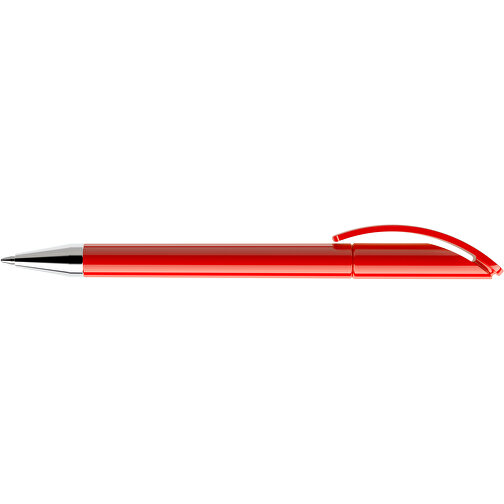 Prodir DS3 TPC Twist Kugelschreiber , Prodir, rot, Kunststoff/Metall, 13,80cm x 1,50cm (Länge x Breite), Bild 5