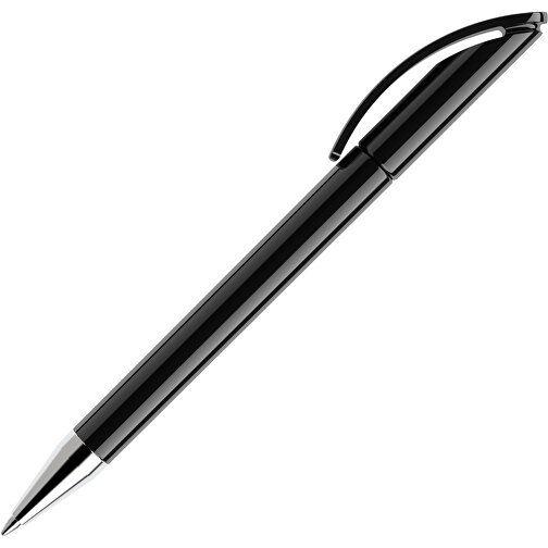Prodir DS3 TPC Twist Kugelschreiber , Prodir, schwarz, Kunststoff/Metall, 13,80cm x 1,50cm (Länge x Breite), Bild 4