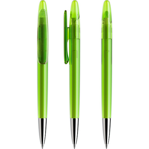 Prodir DS5 TTC Twist Kugelschreiber , Prodir, lindgrün, Kunststoff/Metall, 14,30cm x 1,60cm (Länge x Breite), Bild 6
