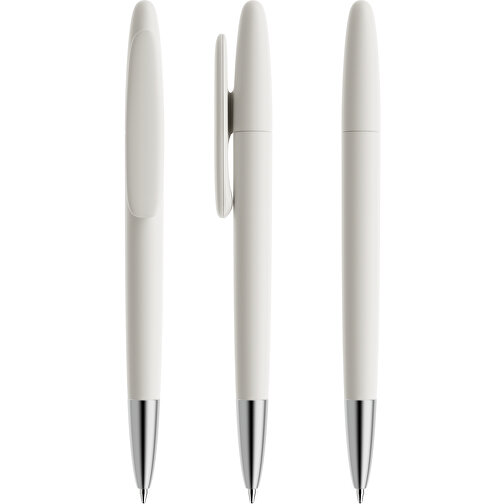 Prodir DS5 TMS Twist Kugelschreiber , Prodir, weiß, Kunststoff/Metall, 14,30cm x 1,60cm (Länge x Breite), Bild 6
