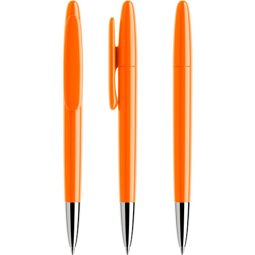Prodir DS5 TPC Twist Kugelschreiber , Prodir, orange, Kunststoff/Metall, 14,30cm x 1,60cm (Länge x Breite), Bild 6