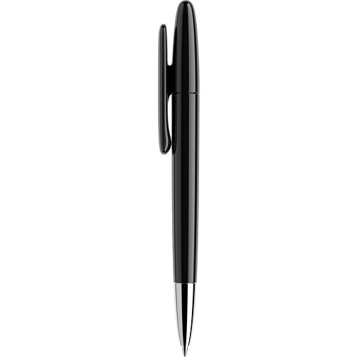 Prodir DS5 TPC Twist Kugelschreiber , Prodir, schwarz, Kunststoff/Metall, 14,30cm x 1,60cm (Länge x Breite), Bild 2