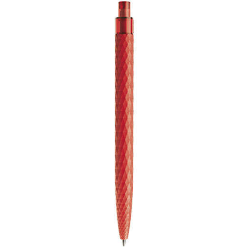 Prodir QS01 PMT Push Kugelschreiber , Prodir, rot, Kunststoff, 14,10cm x 1,60cm (Länge x Breite), Bild 3