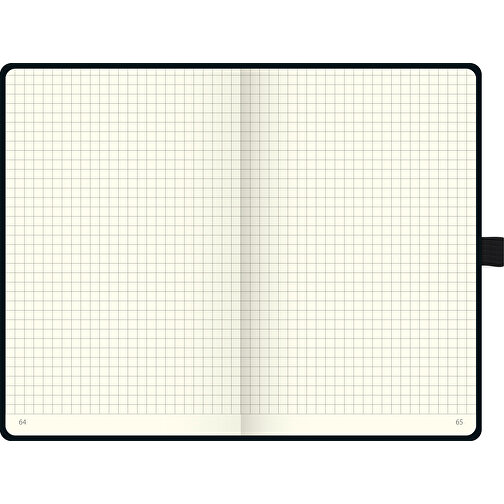 Kompagnon TREND , Brunnen, orange / schwarz, Bucheinbandstoff Baladek, 12,50cm x 1,50cm x 19,50cm (Länge x Höhe x Breite), Bild 2