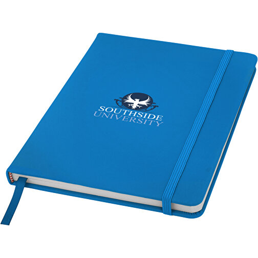 Spectrum A5 Hard Cover Notizbuch , hellblau, PU Kunststoff, 21,10cm x 1,20cm x 14,00cm (Länge x Höhe x Breite), Bild 4