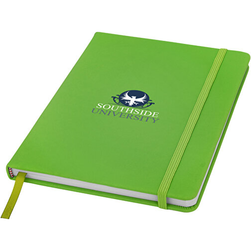 Spectrum A5 Hard Cover Notizbuch , lindgrün, PU Kunststoff, 21,10cm x 1,20cm x 14,00cm (Länge x Höhe x Breite), Bild 4