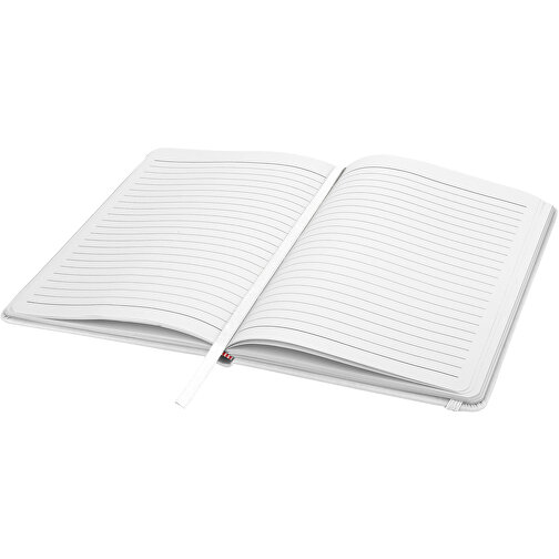 Spectrum A5 Hard Cover Notizbuch , weiß, PU Kunststoff, 21,10cm x 1,20cm x 14,00cm (Länge x Höhe x Breite), Bild 6