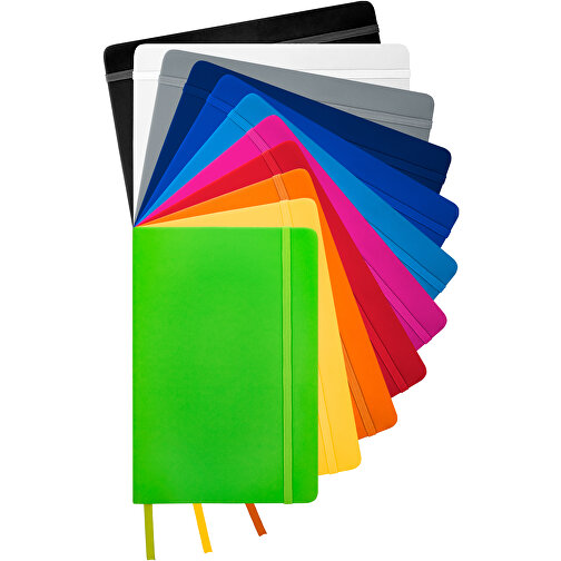 Spectrum A5 Hard Cover Notizbuch , weiß, PU Kunststoff, 21,10cm x 1,20cm x 14,00cm (Länge x Höhe x Breite), Bild 7