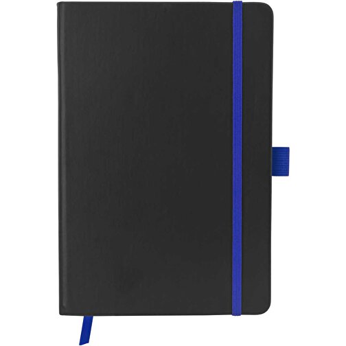 Colour-Edge A5 Hard Cover Notizbuch , schwarz / royalblau, PU Kunststoff, 21,00cm x 1,10cm x 14,00cm (Länge x Höhe x Breite), Bild 5