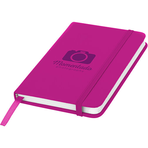 Spectrum A6 Hard Cover Notizbuch , rosa, PU Kunststoff, 14,20cm x 1,00cm x 9,00cm (Länge x Höhe x Breite), Bild 4
