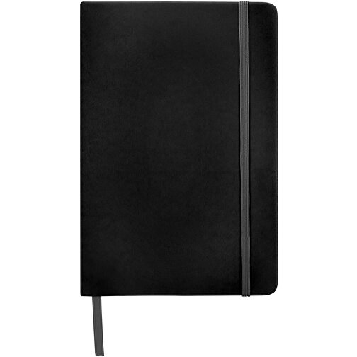 Spectrum A5 Hard Cover Notizbuch , schwarz, PU Kunststoff, 21,10cm x 1,20cm x 14,00cm (Länge x Höhe x Breite), Bild 2