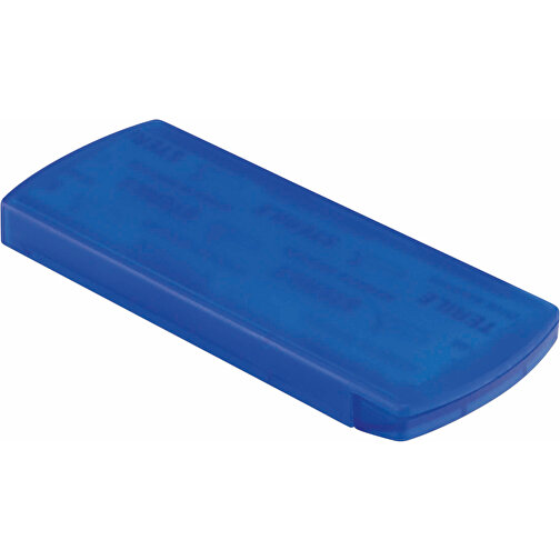 Evan , transparent blau, Kunststoff, 10,00cm x 0,90cm x 4,00cm (Länge x Höhe x Breite), Bild 1
