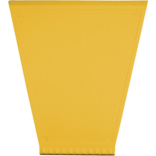 Eiskratzer 'Trapez' , standard-gelb, Kunststoff, 12,30cm x 0,30cm x 11,00cm (Länge x Höhe x Breite), Bild 1