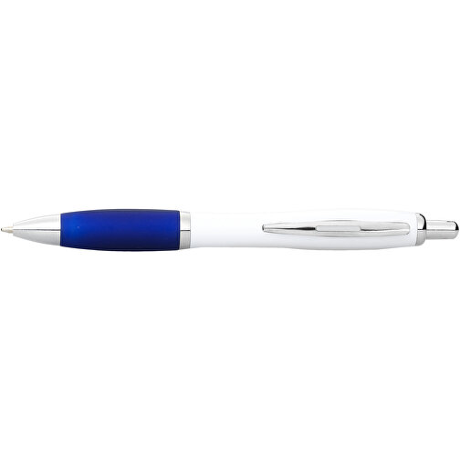 Nash kulepenn med hvit pennekropp og farget gummigrep, Bilde 3