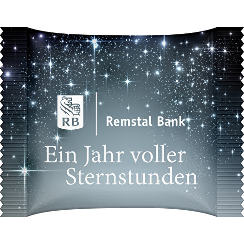Mini Zimtstern Im Werbetütchen , Lambertz, Folie, 9,00cm x 5,00cm (Höhe x Breite), Bild 1