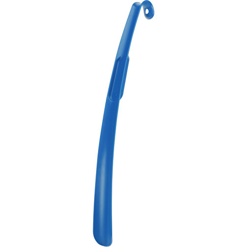 Schuhlöffel, Extra Lang , blau, PS, 43,40cm x 4,00cm x 4,20cm (Länge x Höhe x Breite), Bild 1