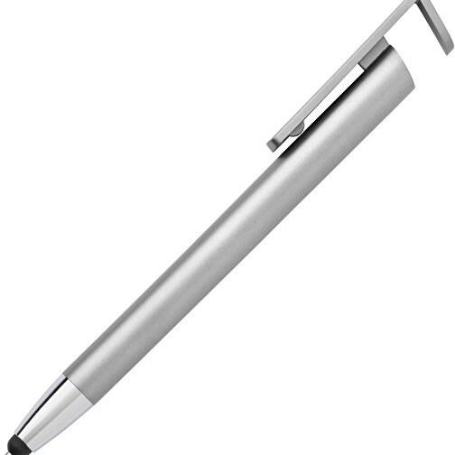 Kugelschreiber Aus ABS-Kunststoff Calvin , silber, ABS, Plastik, , Bild 2