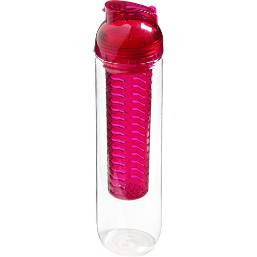 Trinkflasche 'Frutto' 0,8 L, Tritan , Transluzent/brombeere, Kunststoff, 28,00cm (Höhe), Bild 1