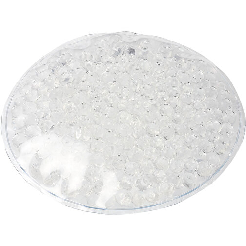 Kühl-/Wärmekissen 'Bead' Rund , transparent, Kunststoff, 2,00cm (Höhe), Bild 1