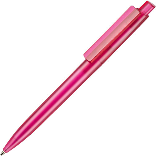 Kugelschreiber CREST FROZEN , Ritter-Pen, magenta-pink-TR/FR, ABS-Kunststoff, 14,90cm (Länge), Bild 2