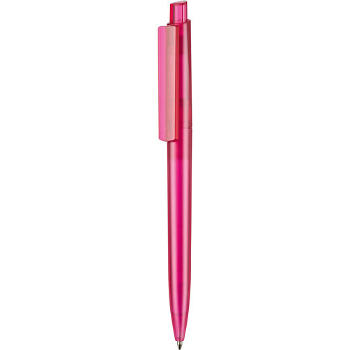 Kugelschreiber CREST FROZEN , Ritter-Pen, magenta-pink-TR/FR, ABS-Kunststoff, 14,90cm (Länge), Bild 1